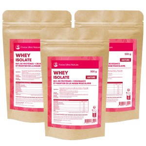 Whey Isolate - Force Ultra Nature - lot de 3